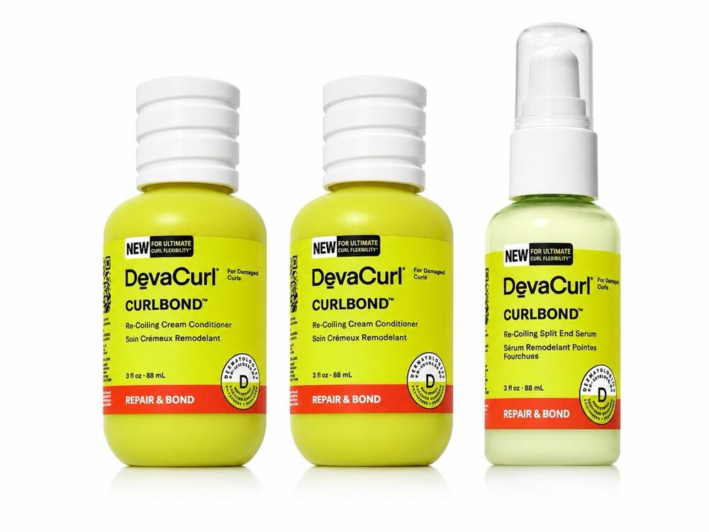 DevaCurl CurlBond Repair & Bond Set 2x Re-Coiling Conditioner + Split End Serum